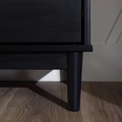 Mid-Century Modern Solid Wood 2 Drawer Nightstand - Saracina Home 14 Mid-Century Modern Solid Wood 2 Drawer Nightstand - Saracina Home - Image 14