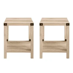 Set Of 2 Sophie Rustic Farmhouse X Frame Side Tables - Saracina Home -Saracina Home Sales Store GUEST 44f79b6e 19f0 4b8d a95b e597d82b26b9