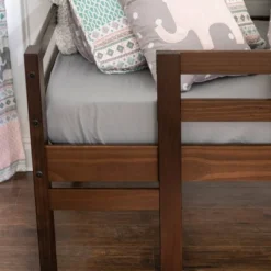 Twin Indy Solid Wood Low Loft Bed Walnut - Saracina Home -Saracina Home Sales Store GUEST 477d014b ca9f 421f a774 50b8fe69b59d