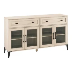 4 Door Reeded Glass Storage Sideboard - Saracina Home -Saracina Home Sales Store GUEST 483cb12a d4ff 4550 b173 52e245bd59ee
