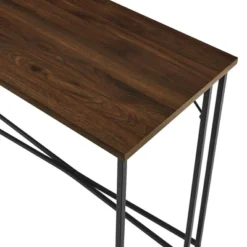 Maxwell Modern Glam Simple Y Leg Writing Desk Dark Walnut - Saracina Home 8 Maxwell Modern Glam Simple Y Leg Writing Desk Dark Walnut - Saracina Home -Saracina Home Sales Store GUEST 4858e0bf 490a 46dc a55e f2dc7d209800