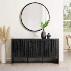 Modern Staggered Vertical Accent 3 Door Sideboard - Saracina Home 11 Modern Staggered Vertical Accent 3 Door Sideboard - Saracina Home -Saracina Home Sales Store GUEST 4a313f97 6ec7 4067 bb0c b71e036f2dca