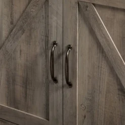 2 Door Farmhouse Highboy TV Stand For TVs Up To 65" Gray Wash - Saracina Home -Saracina Home Sales Store GUEST 4b4984d8 e9f1 4a05 9b39 067fe3bd2d6b