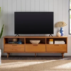 Cara 3 Drawer Mid-Century Modern 3 Drawer TV Stand For TVs Up To 80" - Saracina Home 23 Cara 3 Drawer Mid-Century Modern 3 Drawer TV Stand For TVs Up To 80" - Saracina Home -Saracina Home Sales Store GUEST 4d0aac2c 9b89 4300 b722 f3e9cc07eded