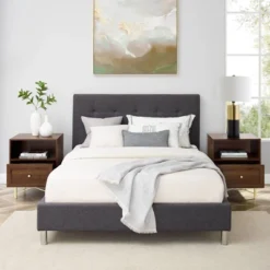 Jones Modern 1 Drawer Nightstand With Cubby - Saracina Home 14 Jones Modern 1 Drawer Nightstand With Cubby - Saracina Home -Saracina Home Sales Store GUEST 4e984b58 94c5 46ed 973d 2f997875cdae