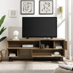 Modern Reeded Door Extendable TV Stand For TVs Up To 50" - Saracina Home 18 Modern Reeded Door Extendable TV Stand For TVs Up To 50" - Saracina Home -Saracina Home Sales Store GUEST 4ec78b70 4c65 40cb ac6e 350b0e995cb0