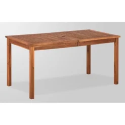 3pc Acacia Wood X Design Outdoor Patio Dining Set - Brown - Saracina Home -Saracina Home Sales Store GUEST 4f8f83d1 0318 427f 81b6 4a075466df6f