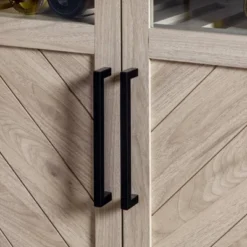 68" Boho Modern Tall Storage Wood Cabinet - Saracina Home -Saracina Home Sales Store GUEST 504fa6c9 f517 4071 9278 eb5b9777e804