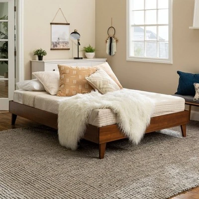 Alice Mid-Century Solid Wood Platform Bed - Saracina Home 6 Alice Mid-Century Solid Wood Platform Bed - Saracina Home - Image 6