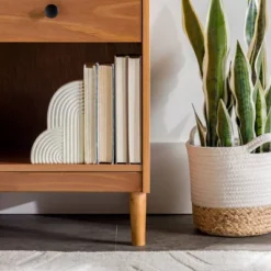 Stiva Classic Mid-Century Modern 1 Drawer Nightstand - Saracina Home -Saracina Home Sales Store GUEST 55028af7 d3ad 41db 99c2 9b006443ee0f