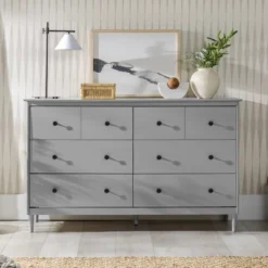 Stiva Classic Mid-Century Modern Horizontal 6 Drawer Dresser - Saracina Home -Saracina Home Sales Store GUEST 55a1bf06 cdad 4041 80a8 dbce1286add0