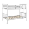 Twin Over Twin Solid Wood Mission Design Bunk Bed - Saracina Home