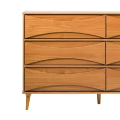 Mid-Century Modern Contoured 6 Drawer Dresser - Saracina Home -Saracina Home Sales Store GUEST 594c6242 2500 453b 90d5 efb2e62ee4ee