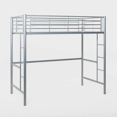 Twin Size Metal Platform Loft Bed - Saracina Home 1 Twin Size Metal Platform Loft Bed - Saracina Home