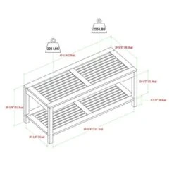 Ravenscroft Modern Boho Acacia Wood Slatted Outdoor Coffee Table With Lower Shelf - Saracina Home 17 Ravenscroft Modern Boho Acacia Wood Slatted Outdoor Coffee Table With Lower Shelf - Saracina Home -Saracina Home Sales Store GUEST 5b2b236e 6213 4f63 ab9e e41f3388efe9