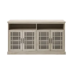 Transitional 4 Door Windowpane TV Stand For TVs Up To 65" - Saracina Home -Saracina Home Sales Store GUEST 5d64fa4a 7170 414b abad cc72d8ce7fd1