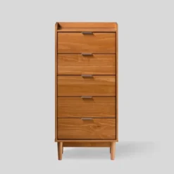 Mid-Century Modern Solid Wood 5 Drawer Chest Of Drawers - Saracina Home -Saracina Home Sales Store GUEST 5e4385bd f55f 474e 8e71 1c6e45c84f05