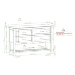 Transitional 4 Drawer Buffet - Saracina Home -Saracina Home Sales Store GUEST 5ee0d477 5aaf 4e25 a822 e4dc8232835b