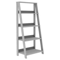 55" Thatcher Transitional Wood 4 Shelf Ladder Bookshelf - Saracina Home -Saracina Home Sales Store GUEST 5f5fe91f 129b 4cf6 9611 e5e32c5fc78a