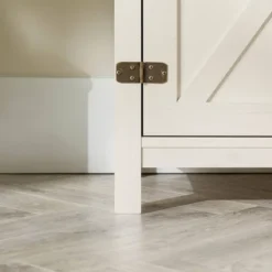 Clarabelle Rustic Industrial Barn Door TV Stand For TVs Up To 50" - Saracina Home -Saracina Home Sales Store GUEST 60d52128 a4b6 42a1 877e afd0959f2ee9