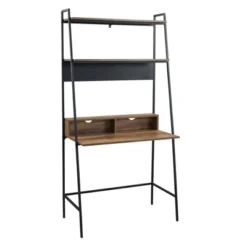36" Writing Desk With Open Storage Ladder Bookshelf - Saracina Home -Saracina Home Sales Store GUEST 62238f92 a3f2 4932 b53f 1b8c4ab359c8