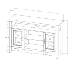 Rustic Transitional Double Door Highboy Buffet - Saracina Home -Saracina Home Sales Store GUEST 62de4580 55ca 47d9 bff2 e5aa9db925da
