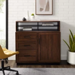 Modern Transitional Flip Down Secretary Desk - Saracina Home -Saracina Home Sales Store GUEST 64a5d541 a4cf 43c3 b7ec 39b7741c1015