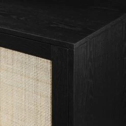 Modern Boho Wood And Rattan 2 Door Accent Cabinet - Saracina Home -Saracina Home Sales Store GUEST 65fef225 ad0d 45f2 9128 355e7801cbd1