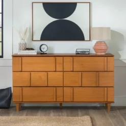 Modern Vertical Accent Solid Wood 6 Drawer Double Dresser - Saracina Home 22 Modern Vertical Accent Solid Wood 6 Drawer Double Dresser - Saracina Home -Saracina Home Sales Store GUEST 666b6db8 6305 47ae a961 acc292975524