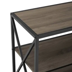 Modern Industrial X Frame Metal And Wood Media Bookshelf - Saracina Home 9 Modern Industrial X Frame Metal And Wood Media Bookshelf - Saracina Home -Saracina Home Sales Store GUEST 679c835e 1c70 43ee 9683 1e0a83265bd8