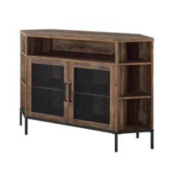 Corner TV Stand For TVs Up To 55" With Metal Mesh Doors - Saracina Home 27 Corner TV Stand For TVs Up To 55" With Metal Mesh Doors - Saracina Home -Saracina Home Sales Store GUEST 6ae67eda 98e0 4339 8d27 0a4065c69d8a