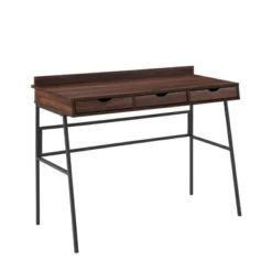 3 Drawer Angled Writing Desk With Cord Management Slots - Saracina Home -Saracina Home Sales Store GUEST 6ba3ff7a 9f7b 47e2 85e6 e423510c727a