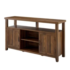 Modern Farmhouse Highboy Double Grooved Door TV Stand For TVs Up To 65" - Saracina Home -Saracina Home Sales Store GUEST 6d767402 0da7 4f05 966b 5ffd09494dd1