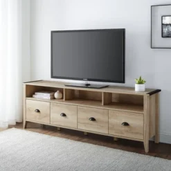 4 Drawer Farmhouse TV Stand For TVs Up To 80" - Saracina Home 15 4 Drawer Farmhouse TV Stand For TVs Up To 80" - Saracina Home -Saracina Home Sales Store GUEST 6f5c7dff 6bbf 4107 babe a066d6f32195