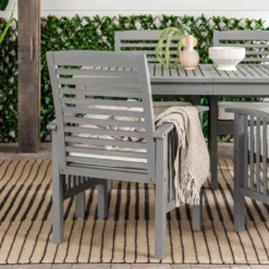 Ravenscroft 5pc Acacia Wood Patio Dining Set - Saracina Home 25 Ravenscroft 5pc Acacia Wood Patio Dining Set - Saracina Home -Saracina Home Sales Store GUEST 719af9d2 fe13 4d42 a0b2 3fb0c33008ad