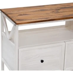 Farmhouse 3 Drawer Wood TV Stand For TVs Up To 65" - Saracina Home 26 Farmhouse 3 Drawer Wood TV Stand For TVs Up To 65" - Saracina Home -Saracina Home Sales Store GUEST 742fb934 9c84 40a5 80bd cee033afe1e7