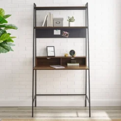 36" Writing Desk With Open Storage Ladder Bookshelf - Saracina Home -Saracina Home Sales Store GUEST 746187fb a638 4f3a ae20 f3b4f74d4176