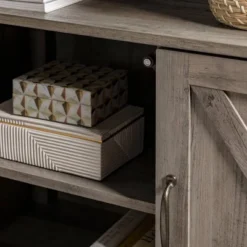 2 Door Farmhouse Highboy TV Stand For TVs Up To 65" Gray Wash - Saracina Home -Saracina Home Sales Store GUEST 74d44b04 afc3 499b 913a baeffe72da6f