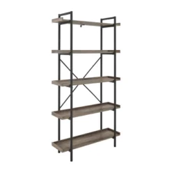 68" 5 Tray Shelf Urban Pipe X Back Bookshelf - Saracina Home -Saracina Home Sales Store GUEST 7546ba45 c02f 4ca7 b12d e99f32bb0573
