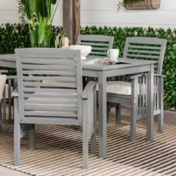 Ravenscroft 5pc Acacia Wood Patio Dining Set - Saracina Home 24 Ravenscroft 5pc Acacia Wood Patio Dining Set - Saracina Home -Saracina Home Sales Store GUEST 762d0d9e 020b 4a37 ad8d 52684dc657ac