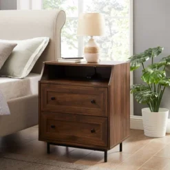 Transitional 2 Drawer Nightstand With USB Port - Saracina Home 11 Transitional 2 Drawer Nightstand With USB Port - Saracina Home -Saracina Home Sales Store GUEST 781ffe09 6d44 4a9f 8ed7 47a5be6b5603