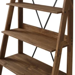 68.25" Boho 4 Tier Solid Wood Ladder Bookshelf Plant Stand - Saracina Home -Saracina Home Sales Store GUEST 797a1992 1985 4a2b b8dd d8f196676df1
