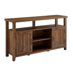 Modern Farmhouse Highboy Double Grooved Door TV Stand For TVs Up To 65" - Saracina Home -Saracina Home Sales Store GUEST 7ac3442f 0942 41cf 97c5 97eb551f042c