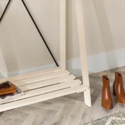 68" Solid Wood X Back Angled Hall Tree White Wash - Saracina Home 22 68" Solid Wood X Back Angled Hall Tree White Wash - Saracina Home -Saracina Home Sales Store GUEST 7d5bc172 d8fa 4796 9cb5 a89aea437381