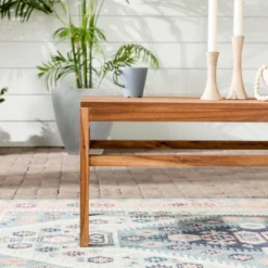 Outdoor Acacia Wood Slatted Coffee Table - Saracina Home -Saracina Home Sales Store GUEST 807e4acc a010 4dc0 a317 fee88592c512