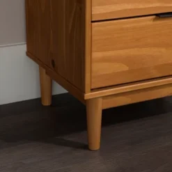 Mid-Century Modern Solid Wood 5 Drawer Chest Of Drawers - Saracina Home -Saracina Home Sales Store GUEST 820fd490 45a2 49e2 bbab 8d02cde77206