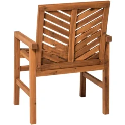 2pk Slatted Chevron Acacia Wood Patio Chairs - Saracina Home -Saracina Home Sales Store GUEST 84eebdf0 bcdb 45bc b3f0 3d1cc378ebd6