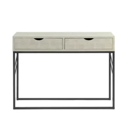 Faux Shagreen Modern 2 Drawer Entry Table - Saracina Home 10 Faux Shagreen Modern 2 Drawer Entry Table - Saracina Home -Saracina Home Sales Store GUEST 87627168 e37e 4199 b1cd 3317f9bd9460
