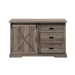 Orson Transitional Sliding X Barn Door Sideboard With 3 Drawers - Saracina Home -Saracina Home Sales Store GUEST 88329e10 f9bf 47de 8572 0106e820275c