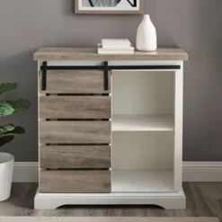 Tertia Modern Transitional Accent Cabinet With Sliding Plank Door - Saracina Home 12 Tertia Modern Transitional Accent Cabinet With Sliding Plank Door - Saracina Home -Saracina Home Sales Store GUEST 895140de 3fff 472f b325 3894959ab1e5